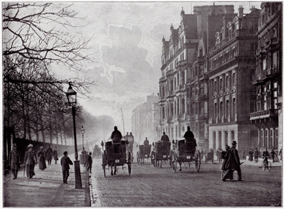 Piccadilly, with the Green Park